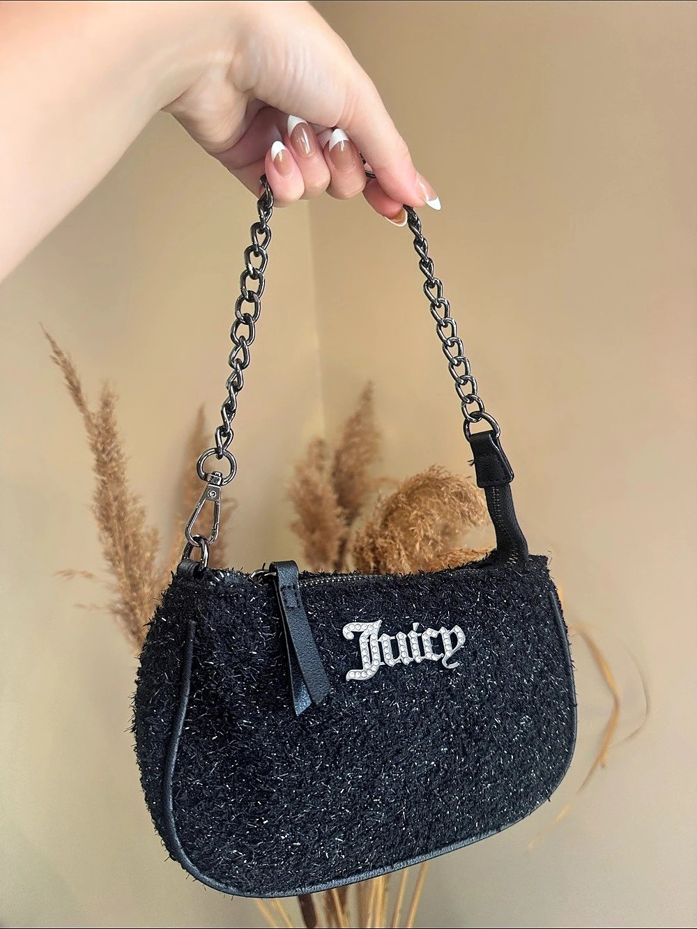 Juicy Couture Black Shoulder Bag Like New